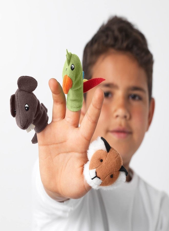 JQM TITTA DJUR Finger Puppet Mixed Colors Polyester (Pack of 10) - Image 3